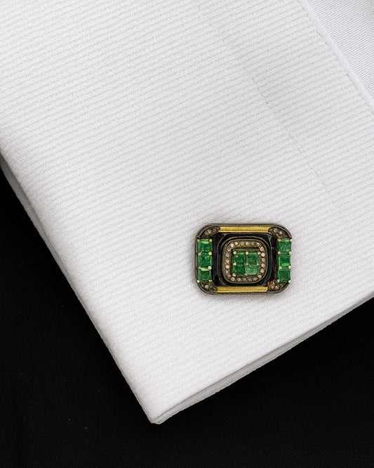 Emerald Cufflinks