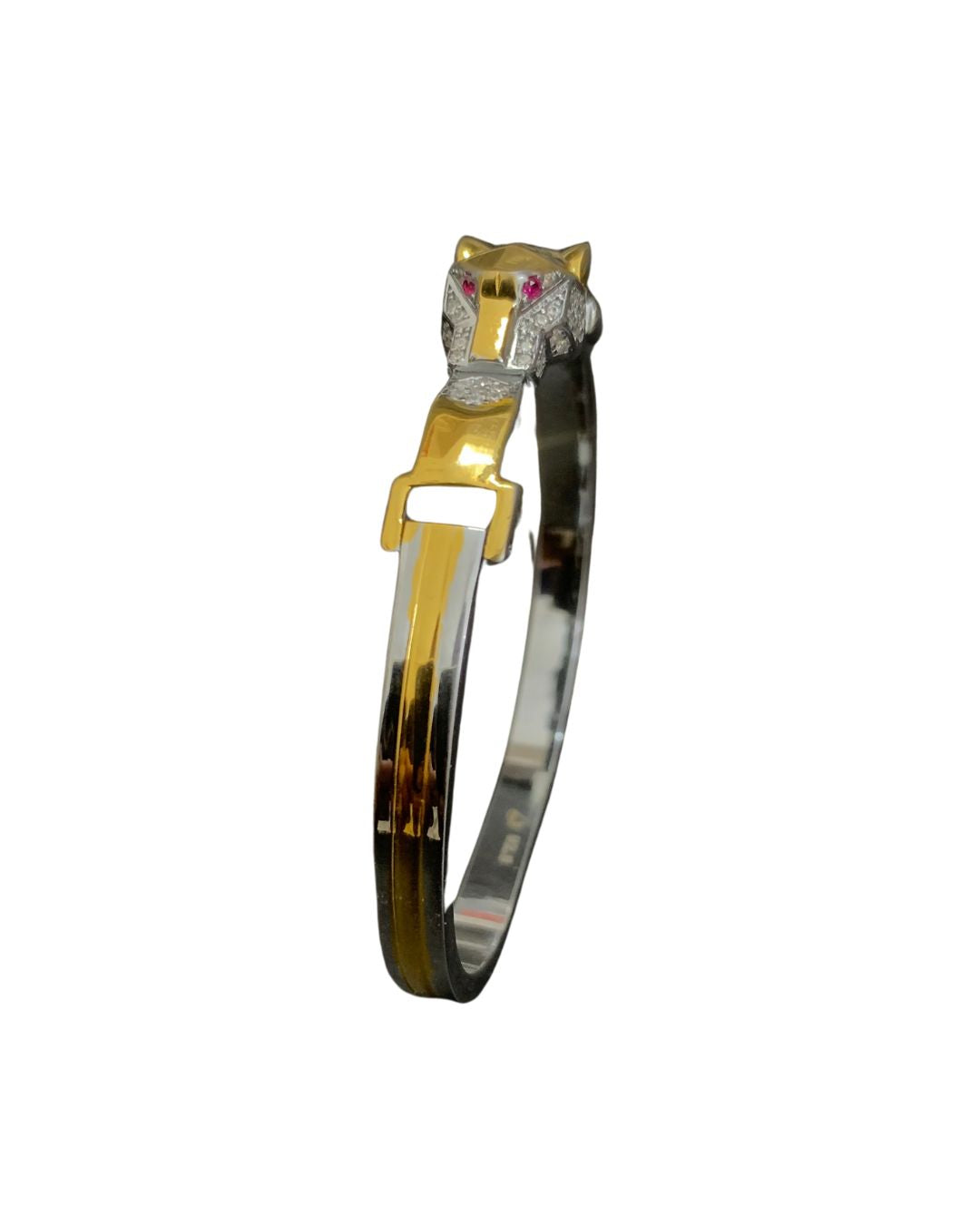 Golden Panther Grip Bracelet