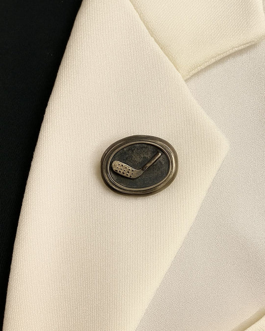 Golf Brooch