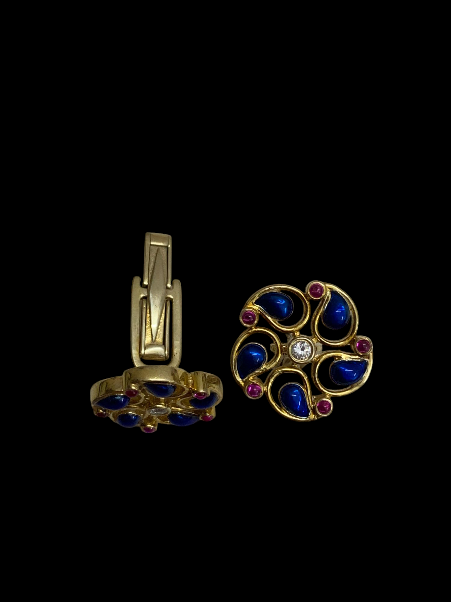 Indra Enamel Cufflinks