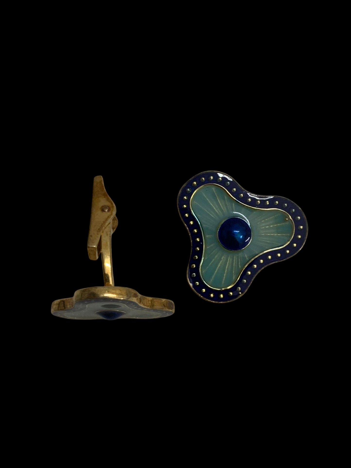 Thalassa Enamel Cufflinks