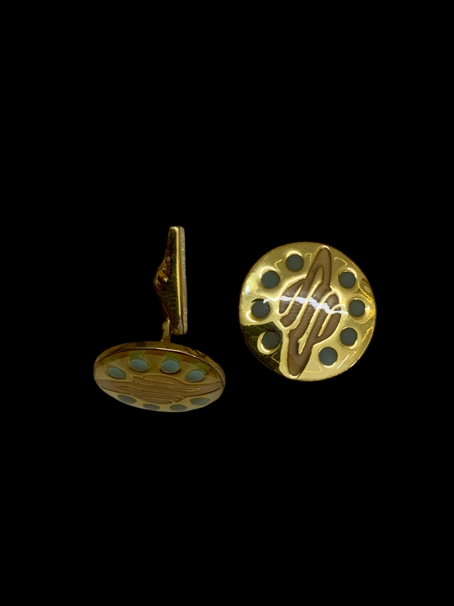 Nysa Enamel Cufflinks