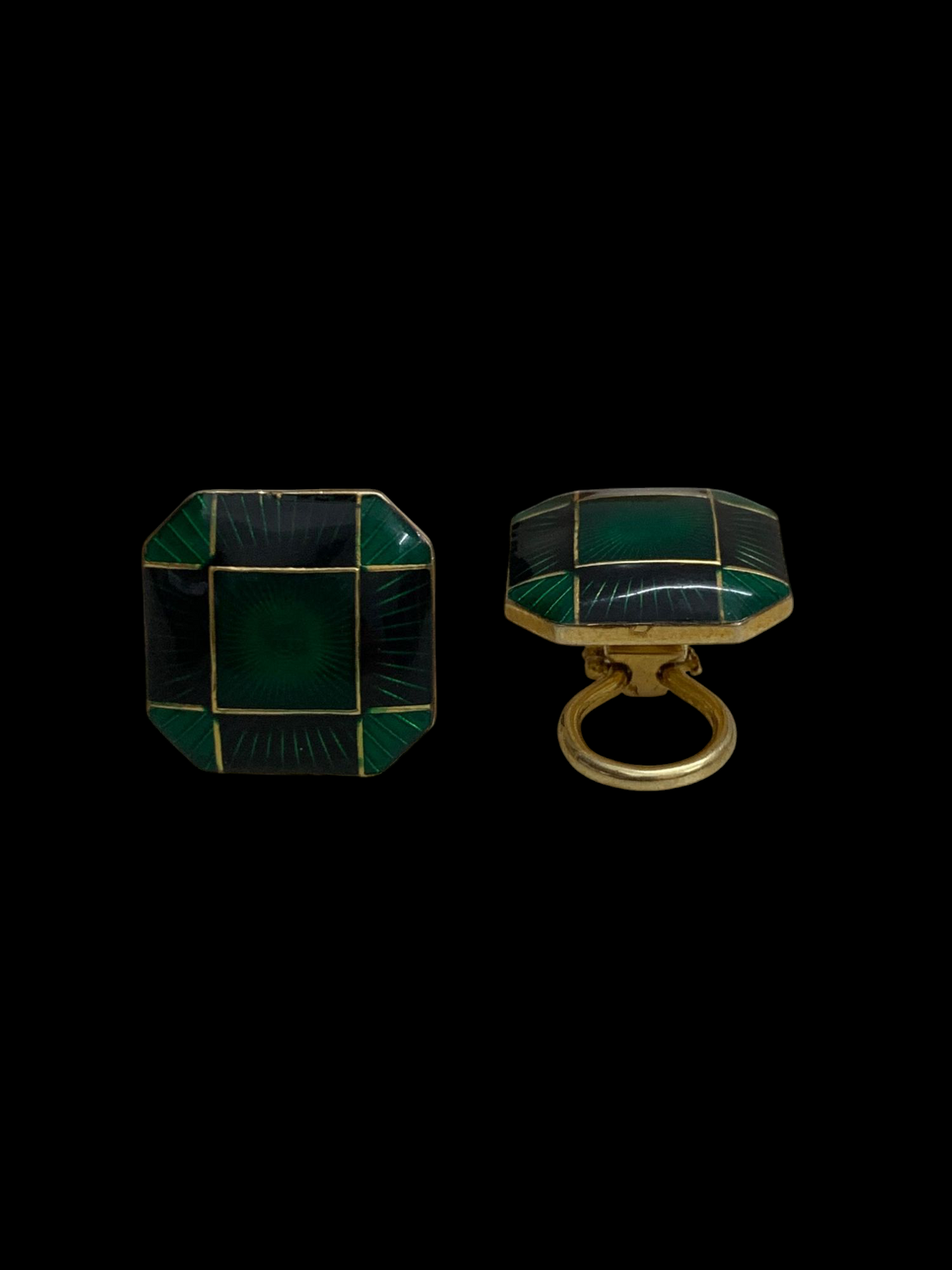 Elpis Enamel Cufflinks