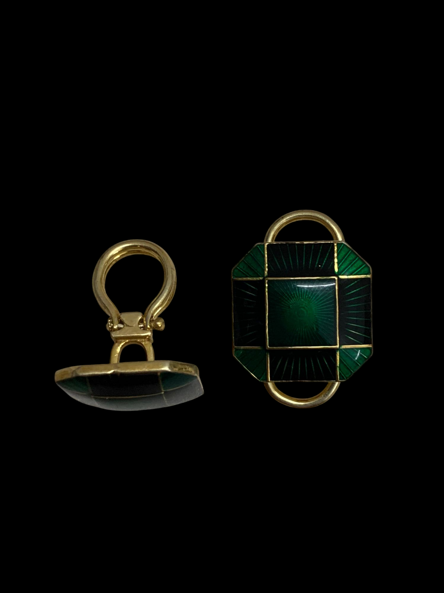 Elpis Enamel Cufflinks
