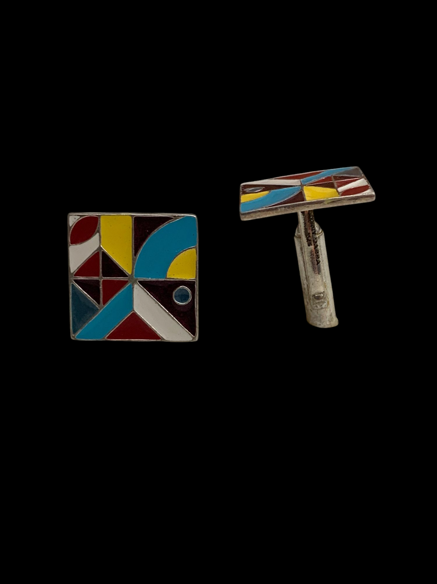 Zēlos Enamel Cufflinks