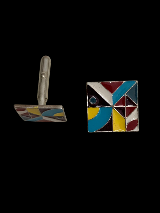 Zēlos Enamel Cufflinks