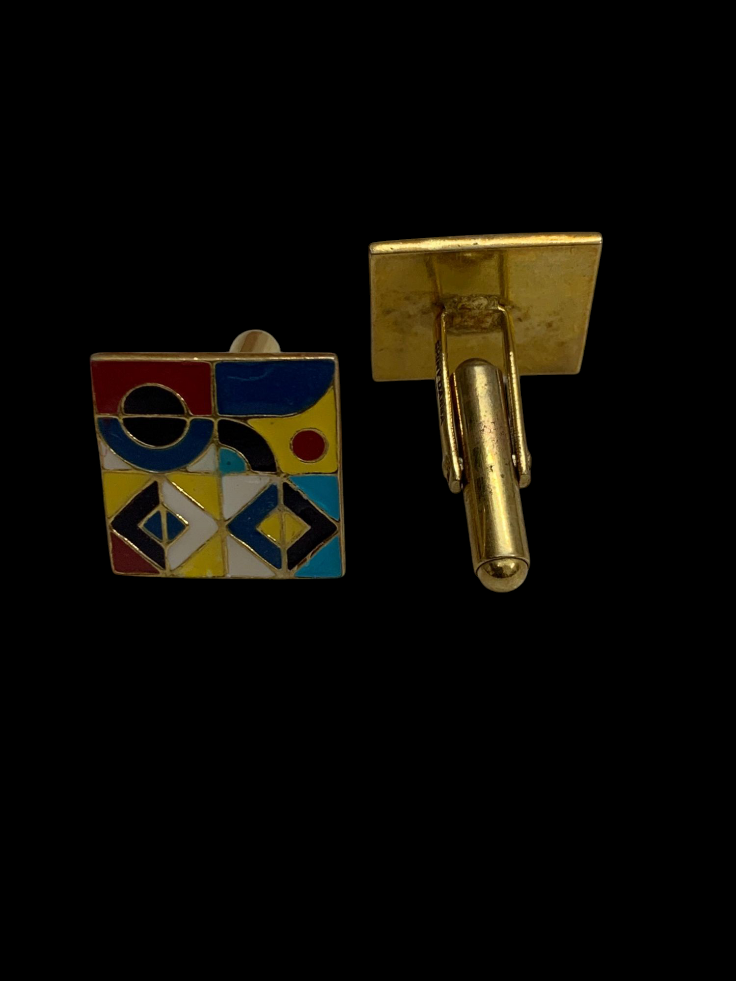Mani Enamel Cufflinks