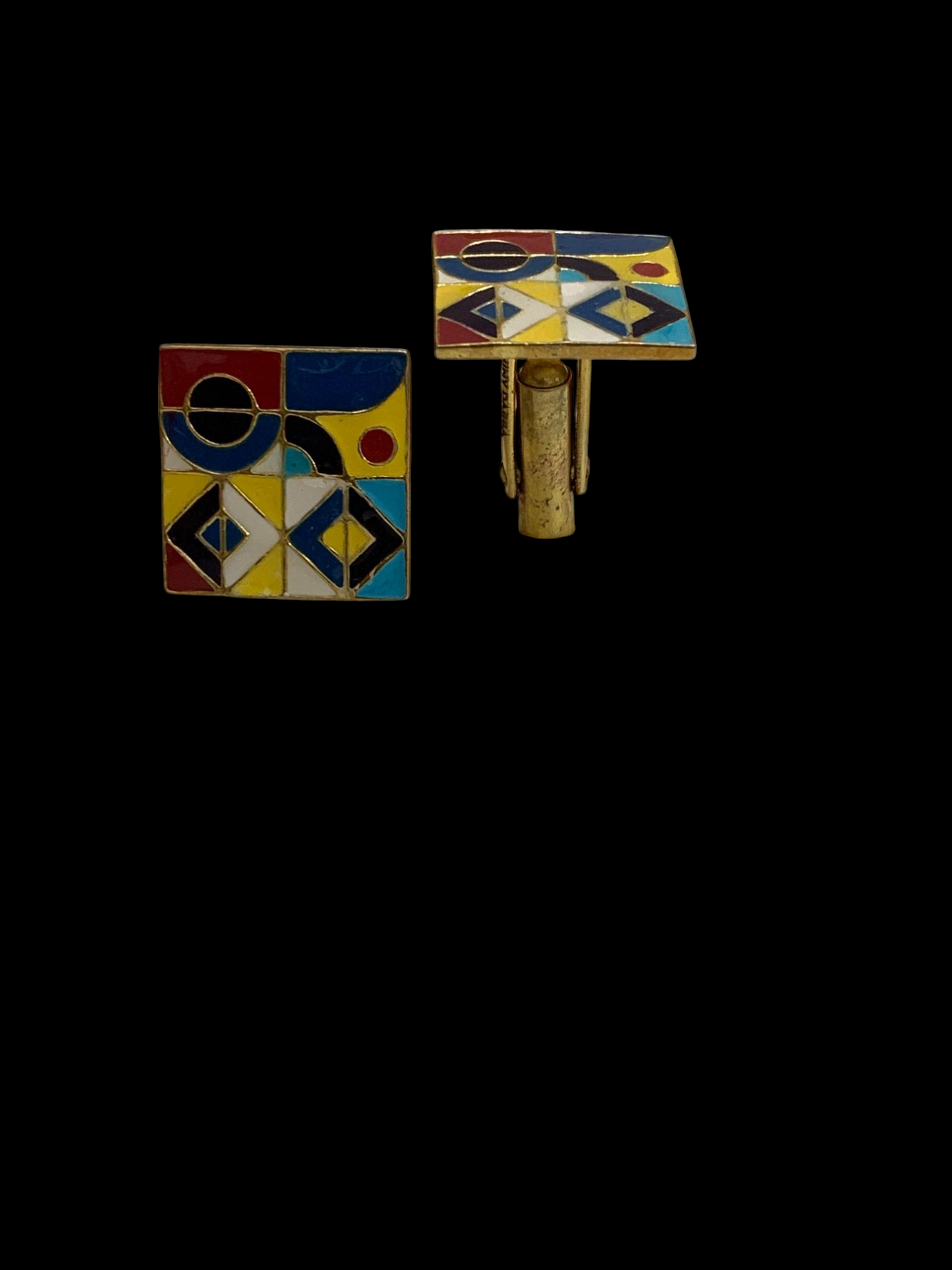 Mani Enamel Cufflinks