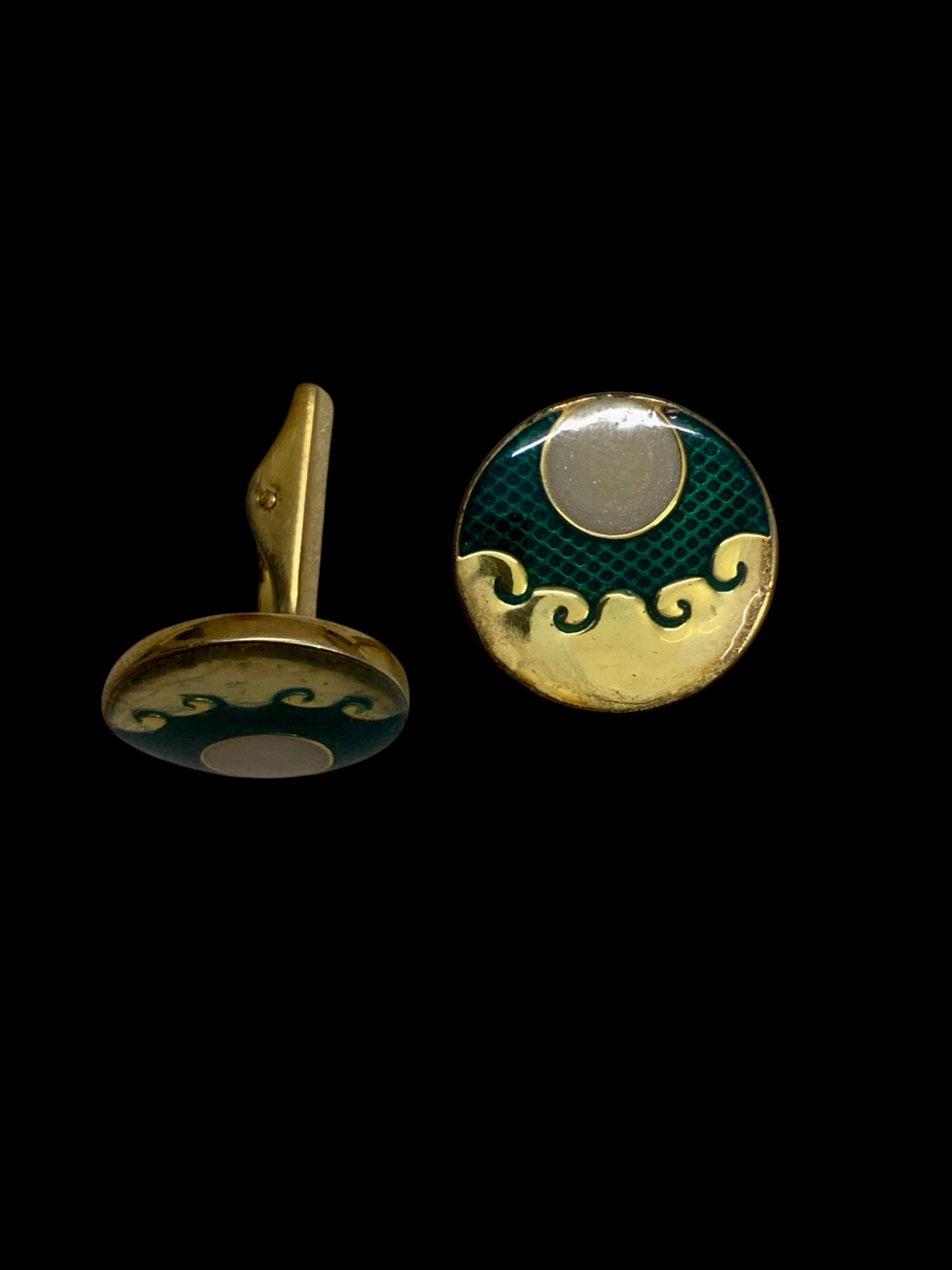 Aranyak Enamel Cufflinks