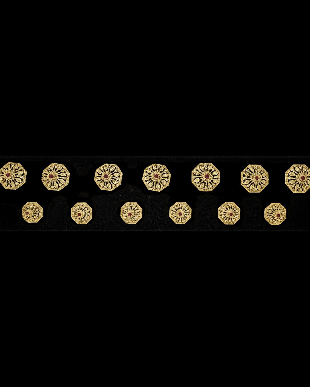 Imperial Radiance Crystal Bandhgala Button Set