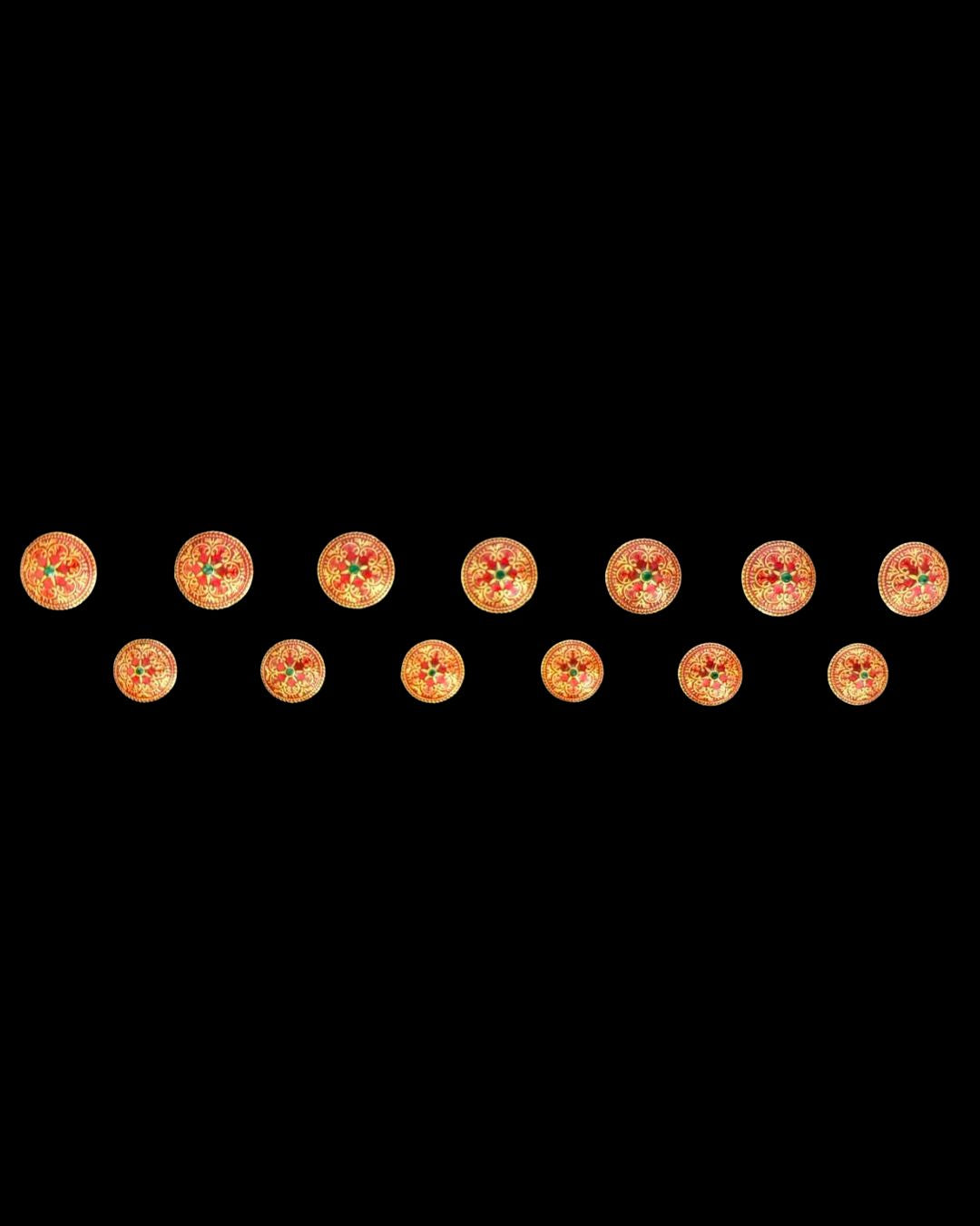 Maharaja Ruby Heritage Bandhgala Button Set