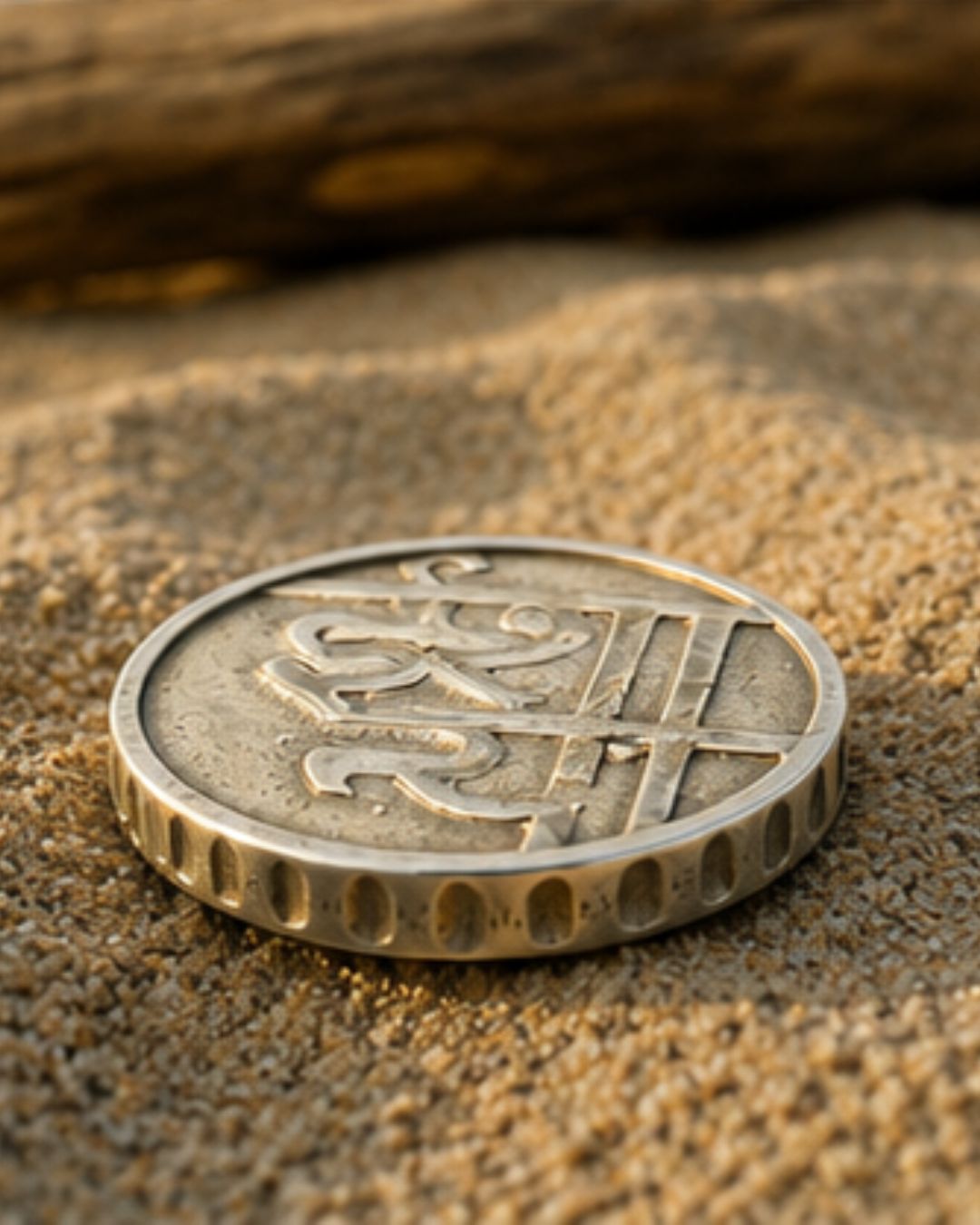 Typography Coin