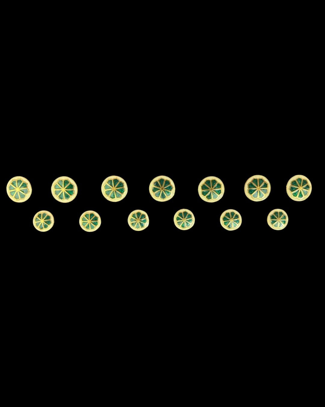 Meher Enamel Bloom Bandhgala Button
