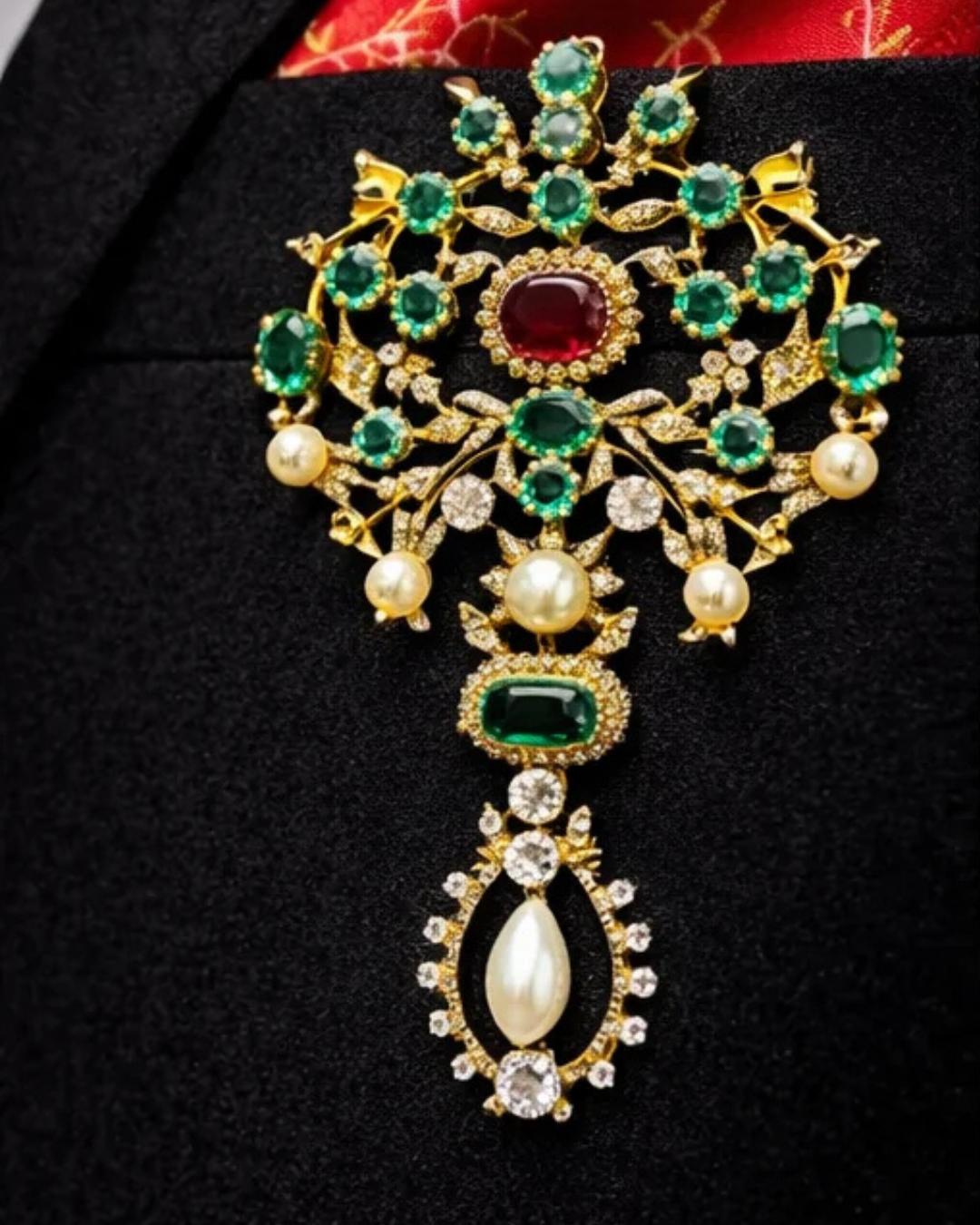 Royal Crest Brooch