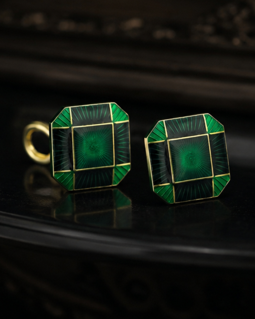 Elpis Enamel Cufflinks
