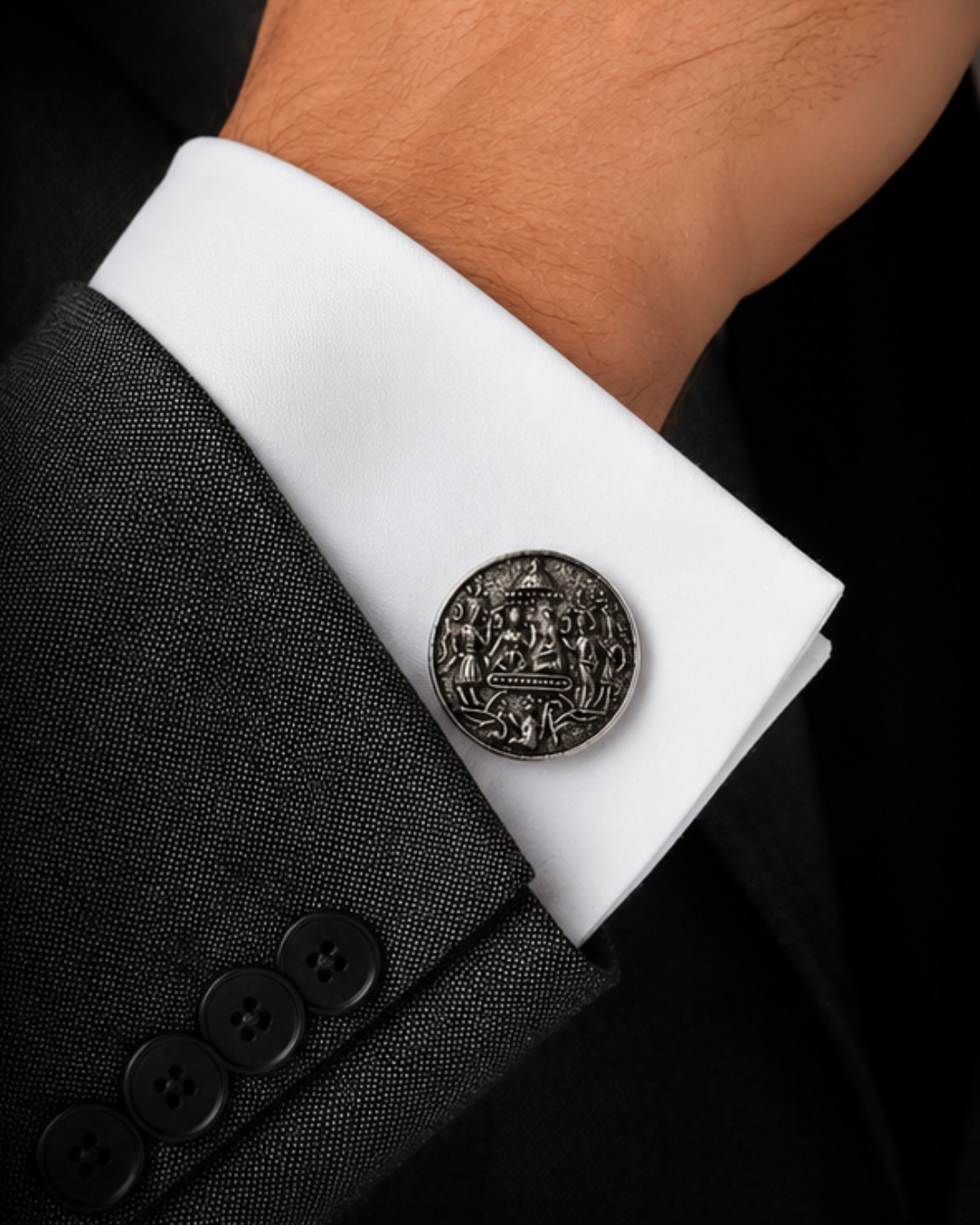 Ramdarbar Tanka Cufflinks