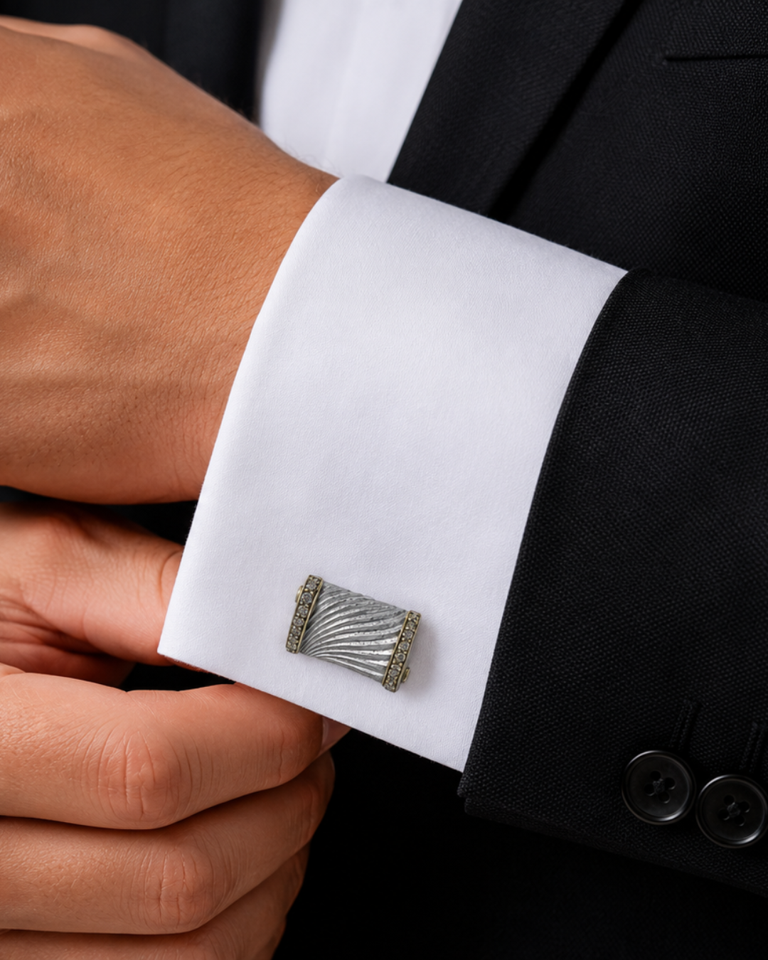 Rectangle Beach Cufflinks