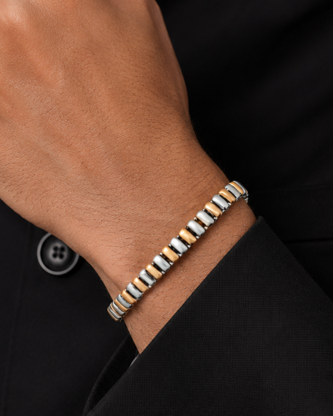 Aurora Dual-Tone Link Bracelet