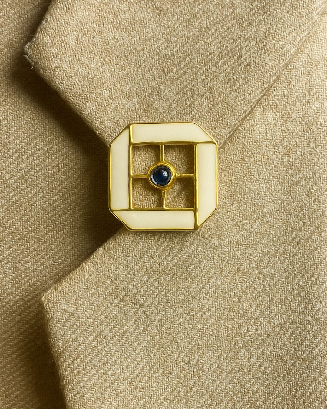 Enamel Stone Pin
