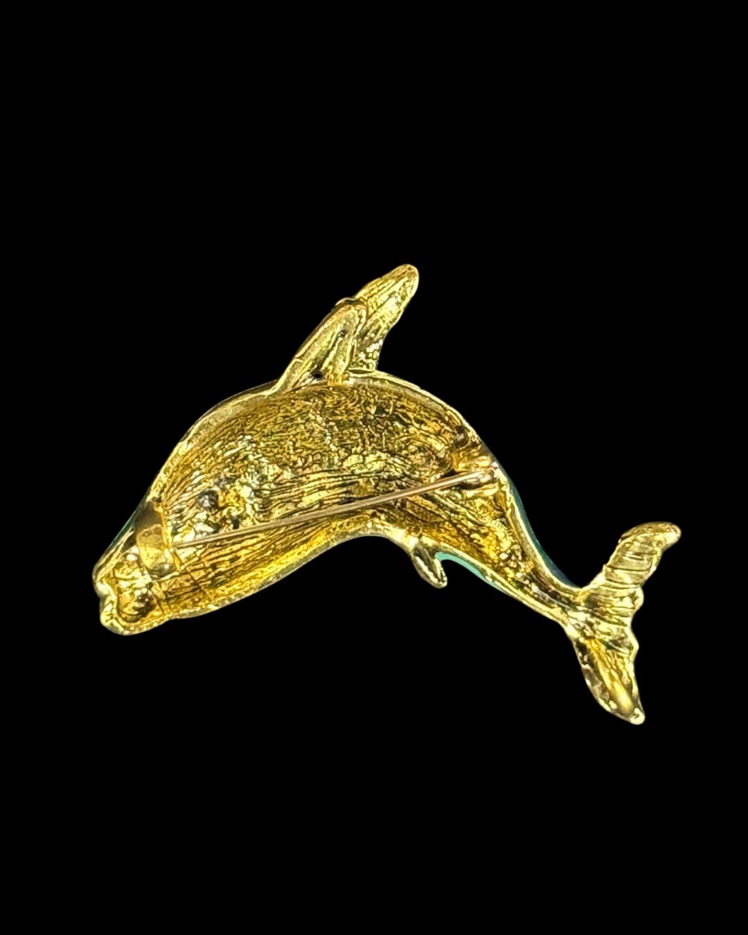 Ocean Glide Dolphin Brooch
