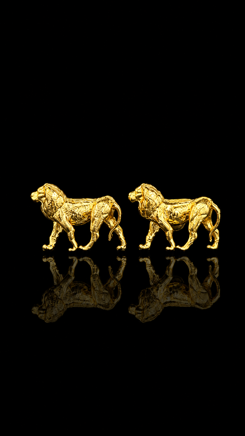 Golden Lion Majesty Cufflinks