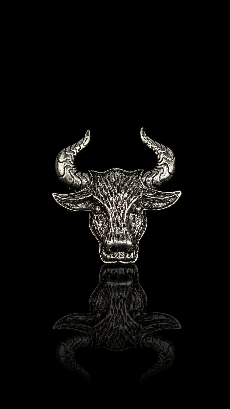 Bull Brooch
