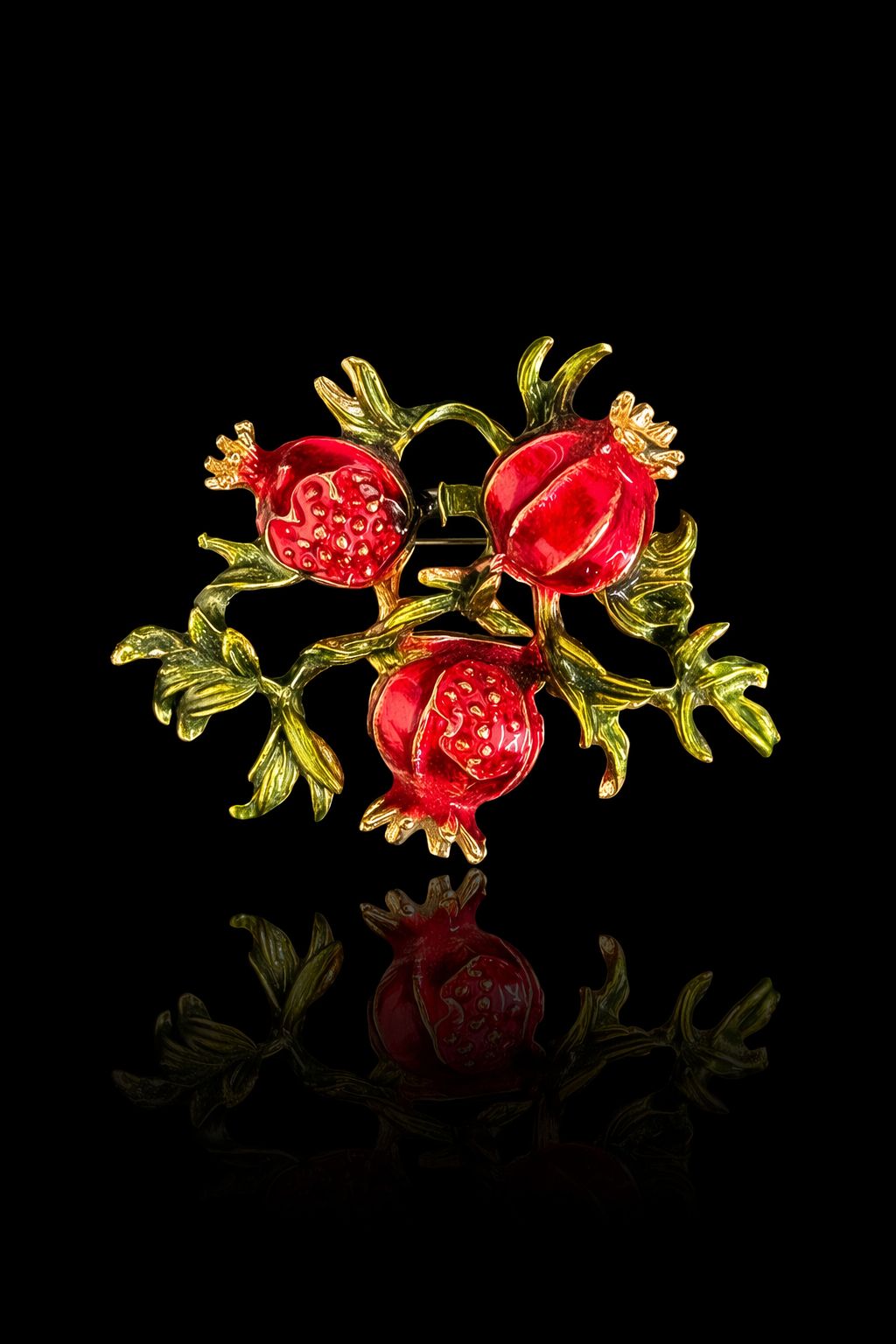 Pomegranate Bloom Brooch