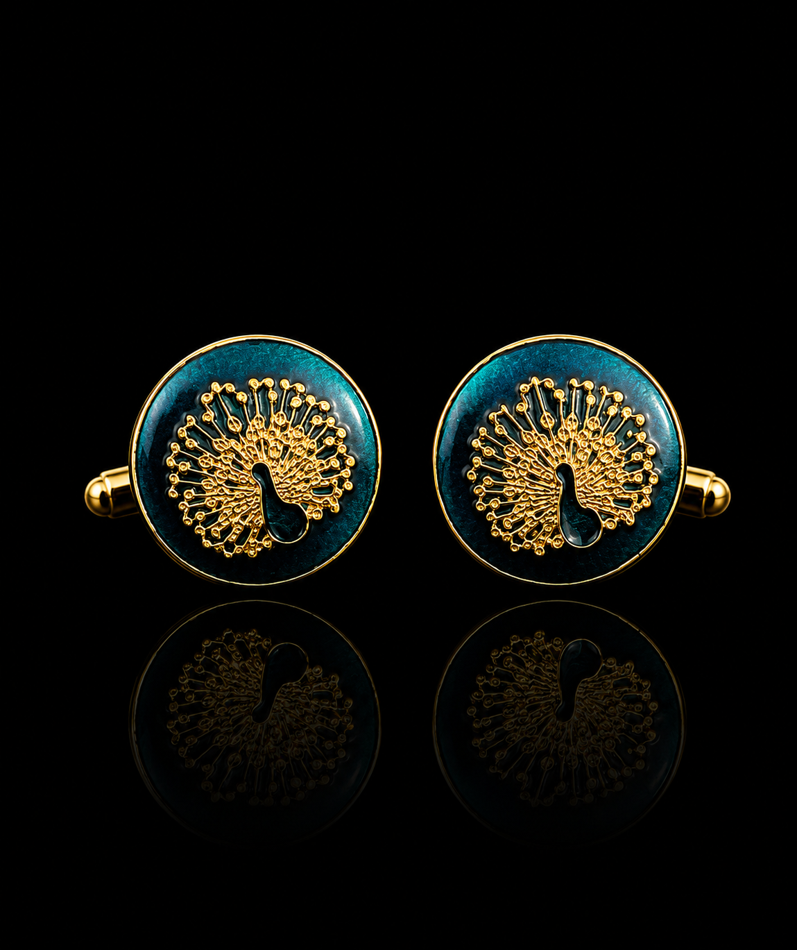 Royal Peacock Cufflinks