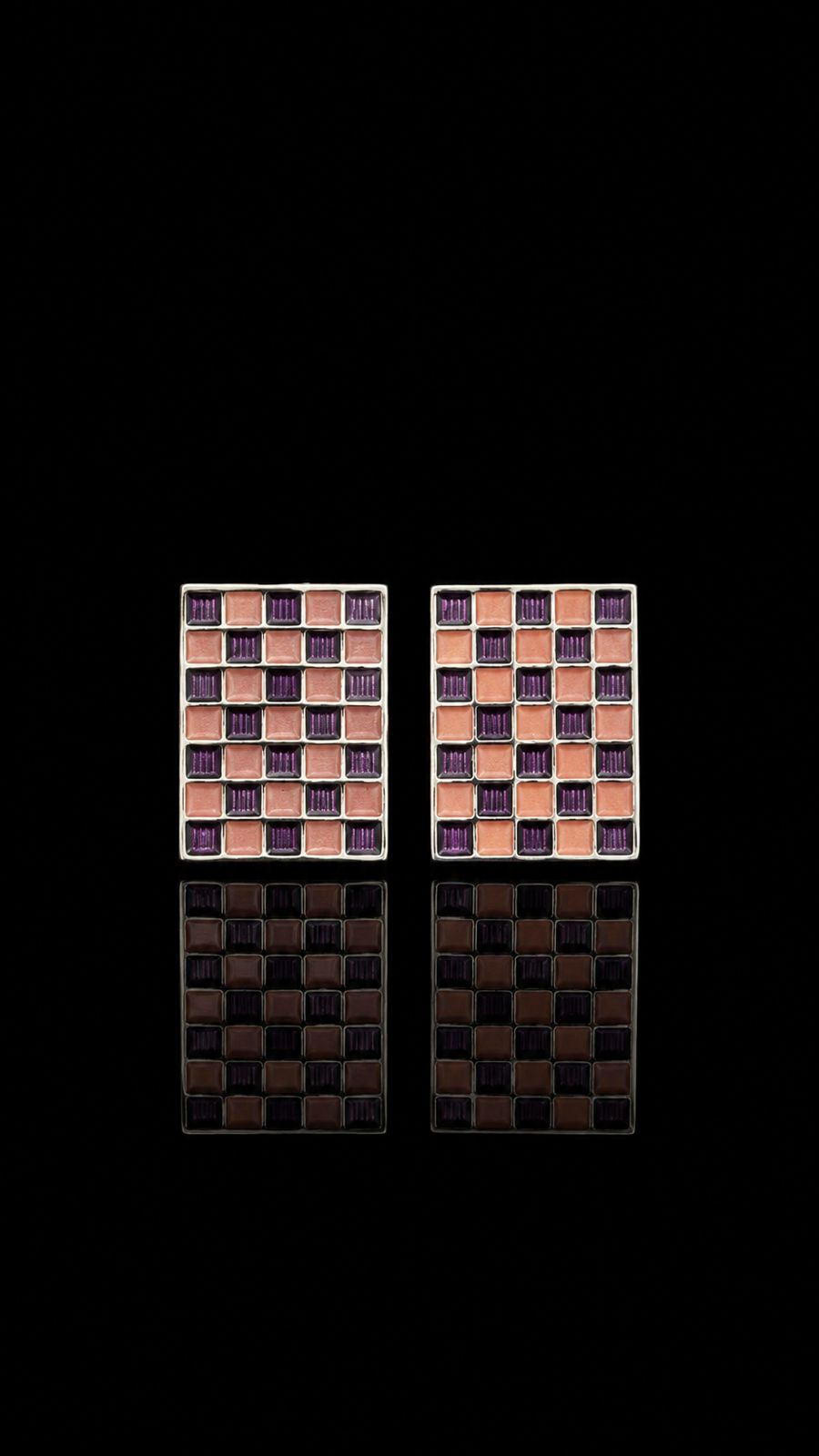 Mosaic Grid Cufflinks