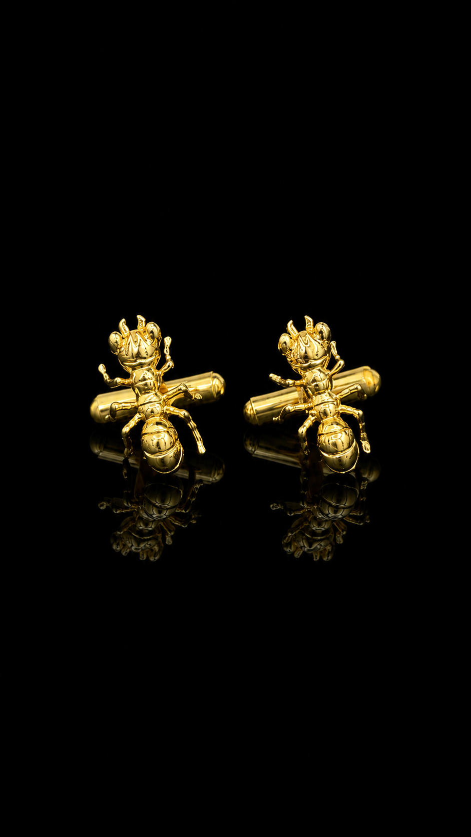 Golden Ant Cufflinks