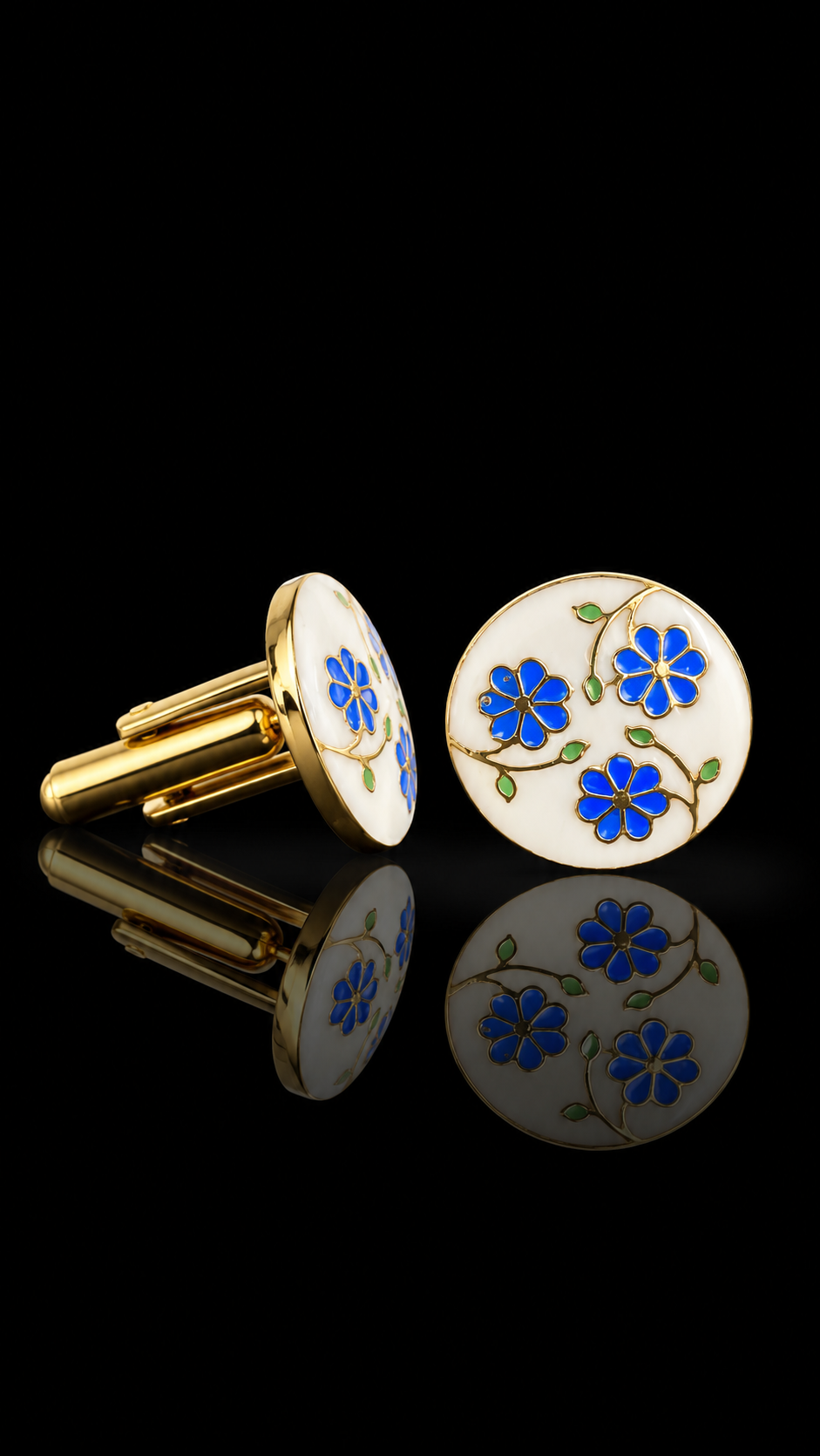 Blooming Garden Floral Cufflinks