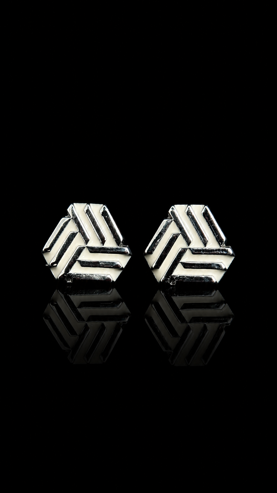 Hexa Geometric Cufflinks