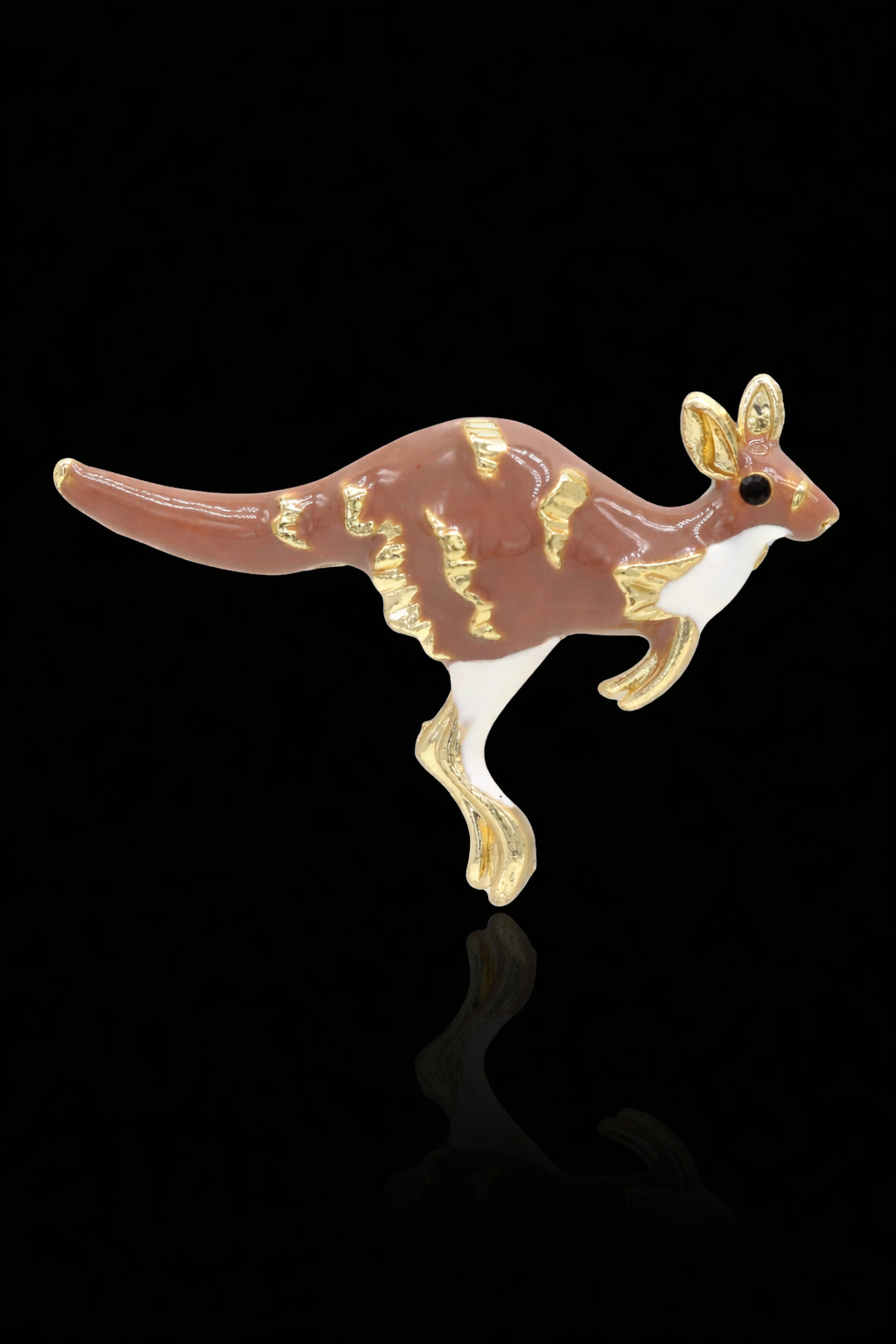 Desert Hopper Kangaroo Brooch