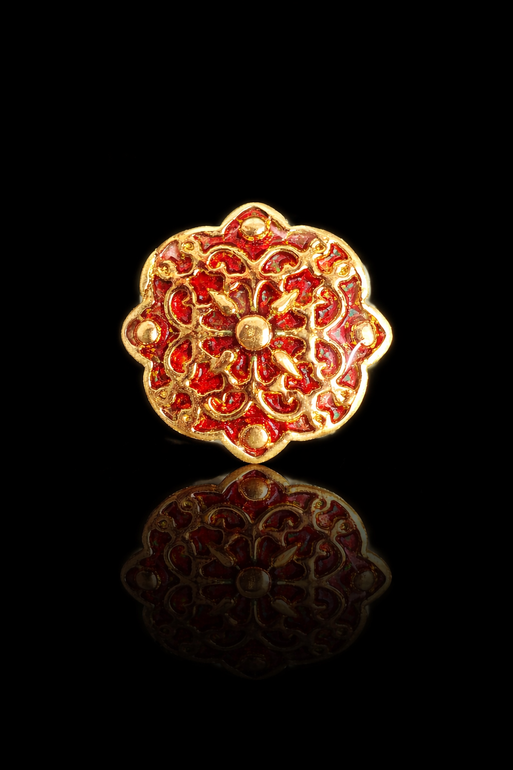 Kamal Enamel Kurta Button