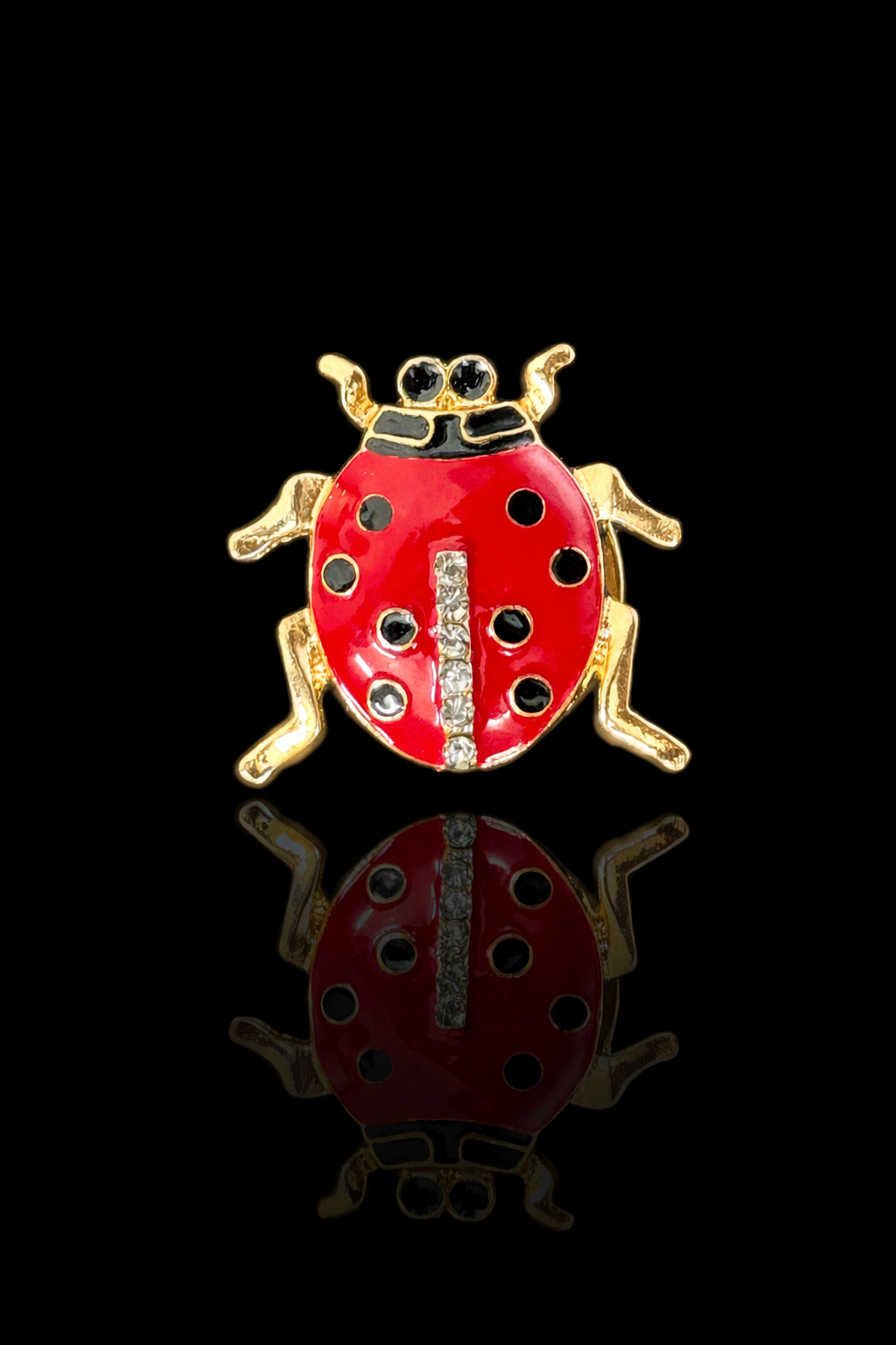 Ladybug Button Clip