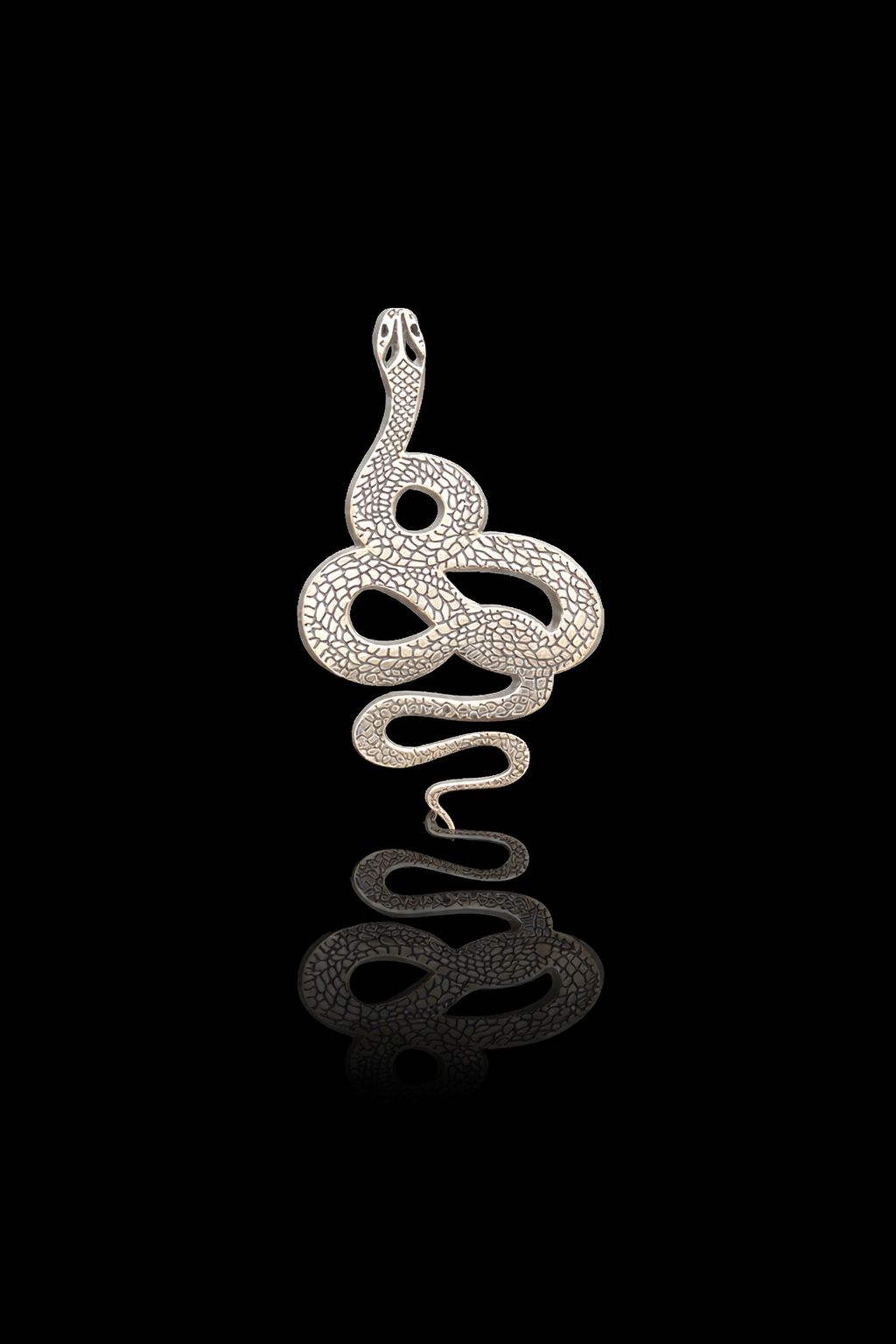 Serpent Coil Brooch
