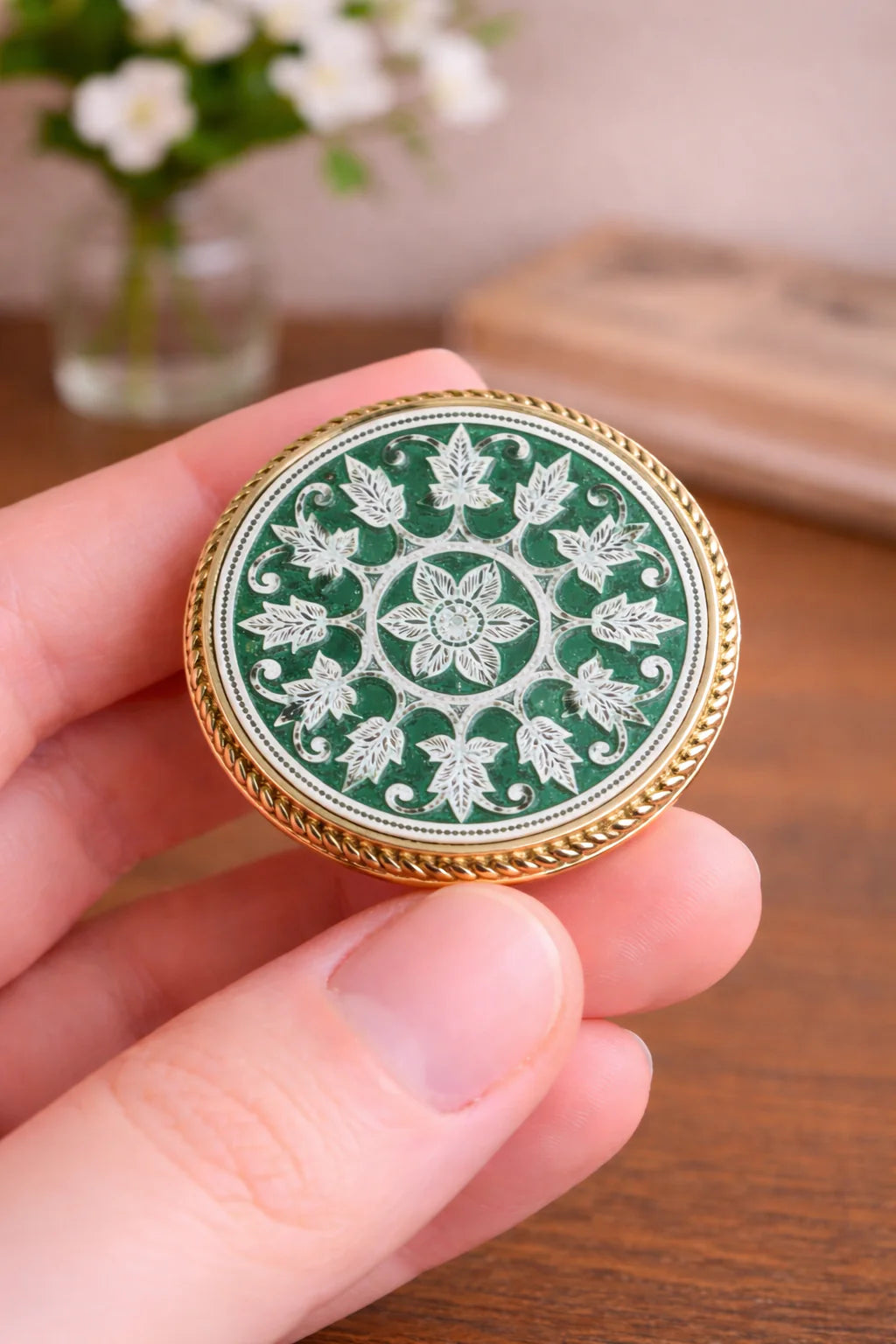 Royal Vine Bandhgala Button