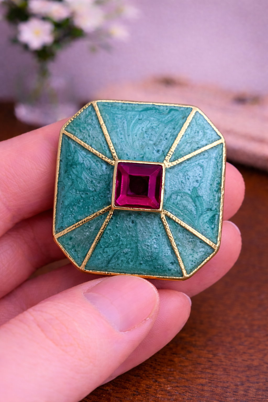 Gulnaar Facet Bandhgala Button