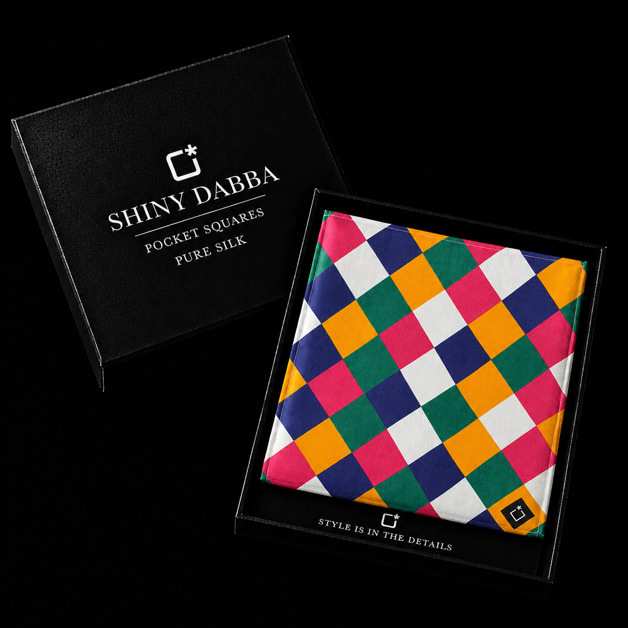 Jaipur Pachranga Silk Pocket Square