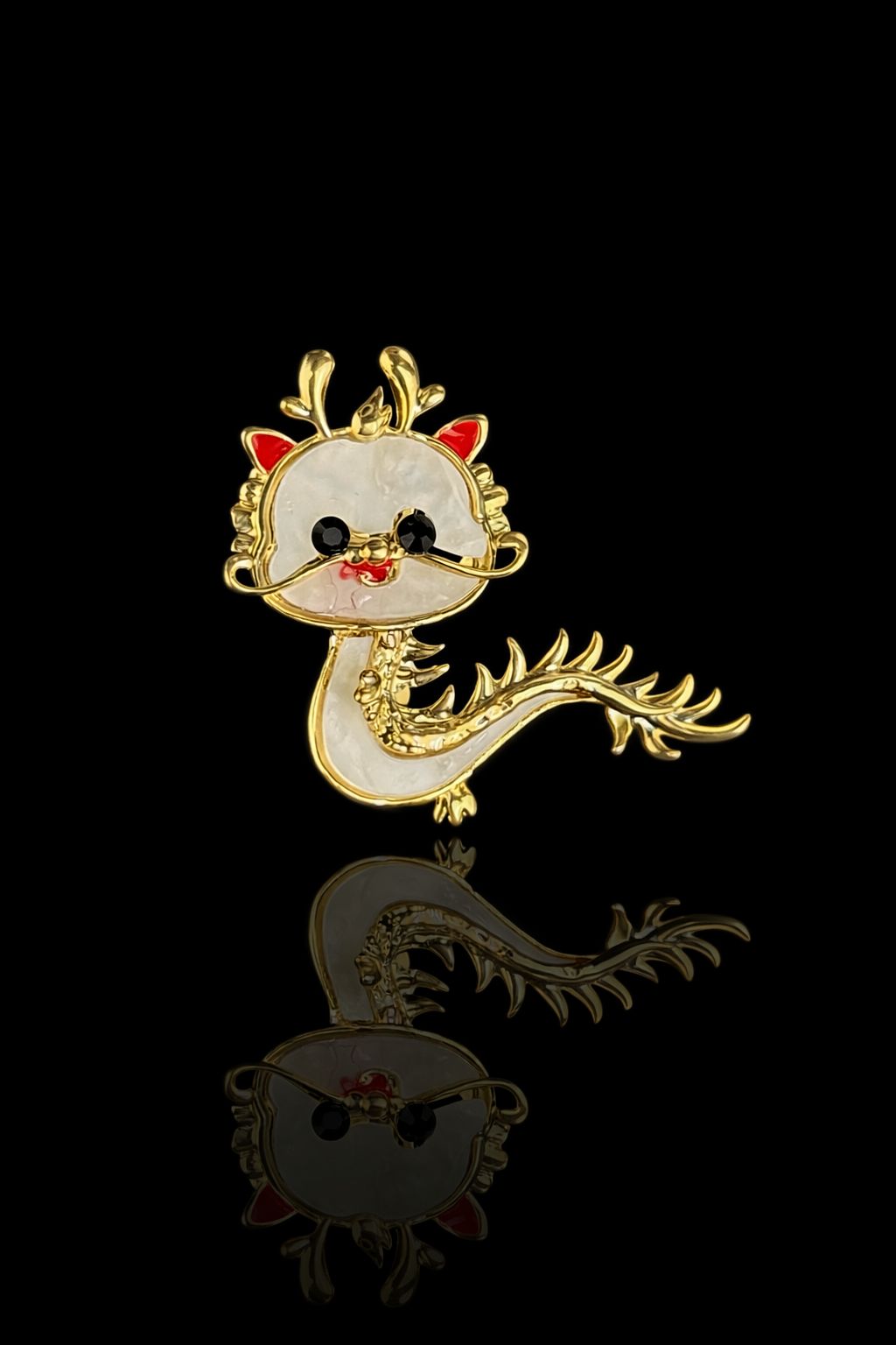 Whimsical Dragon Brooch