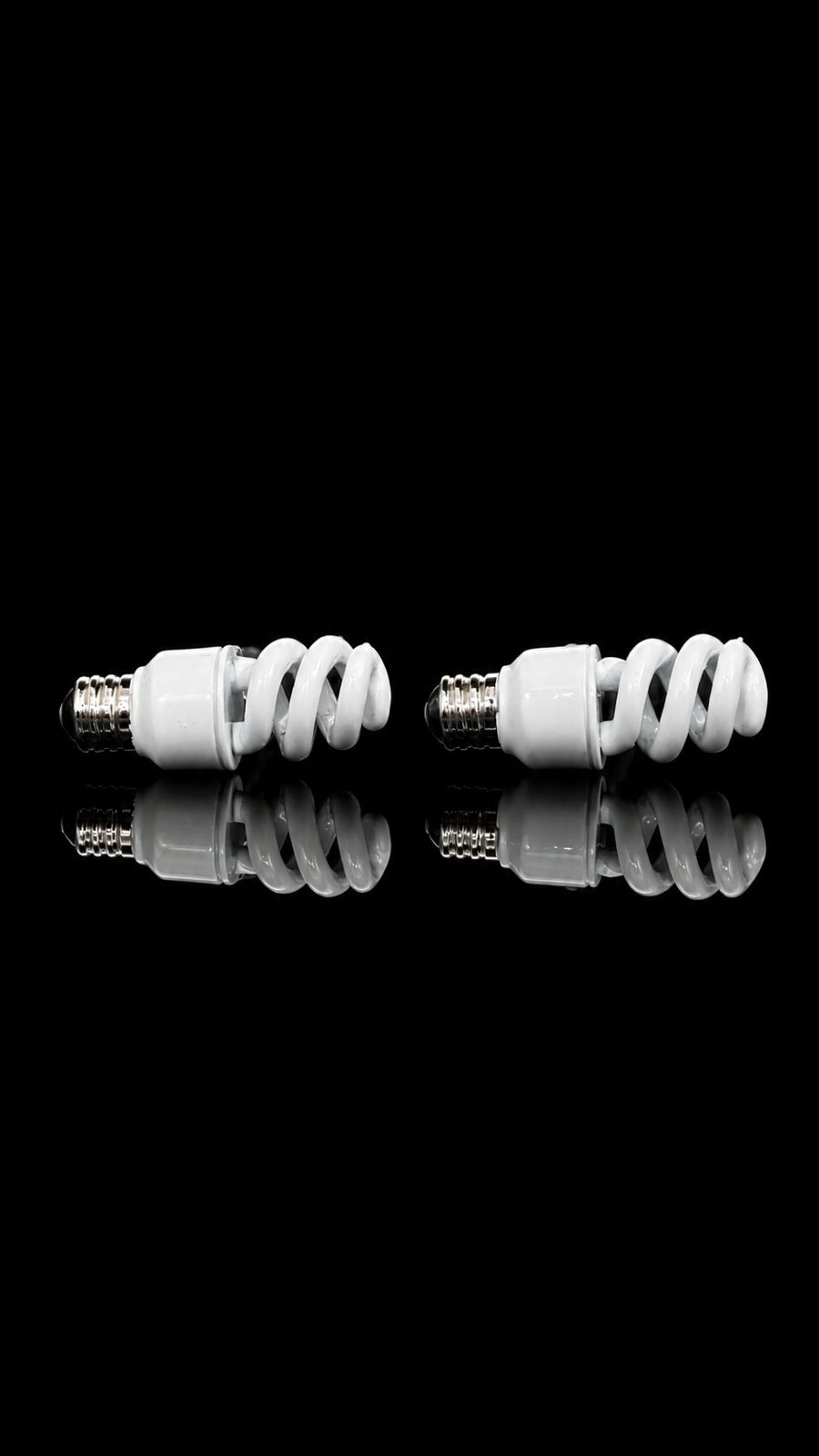 Spiral CFL Bulb Novelty Cufflinks