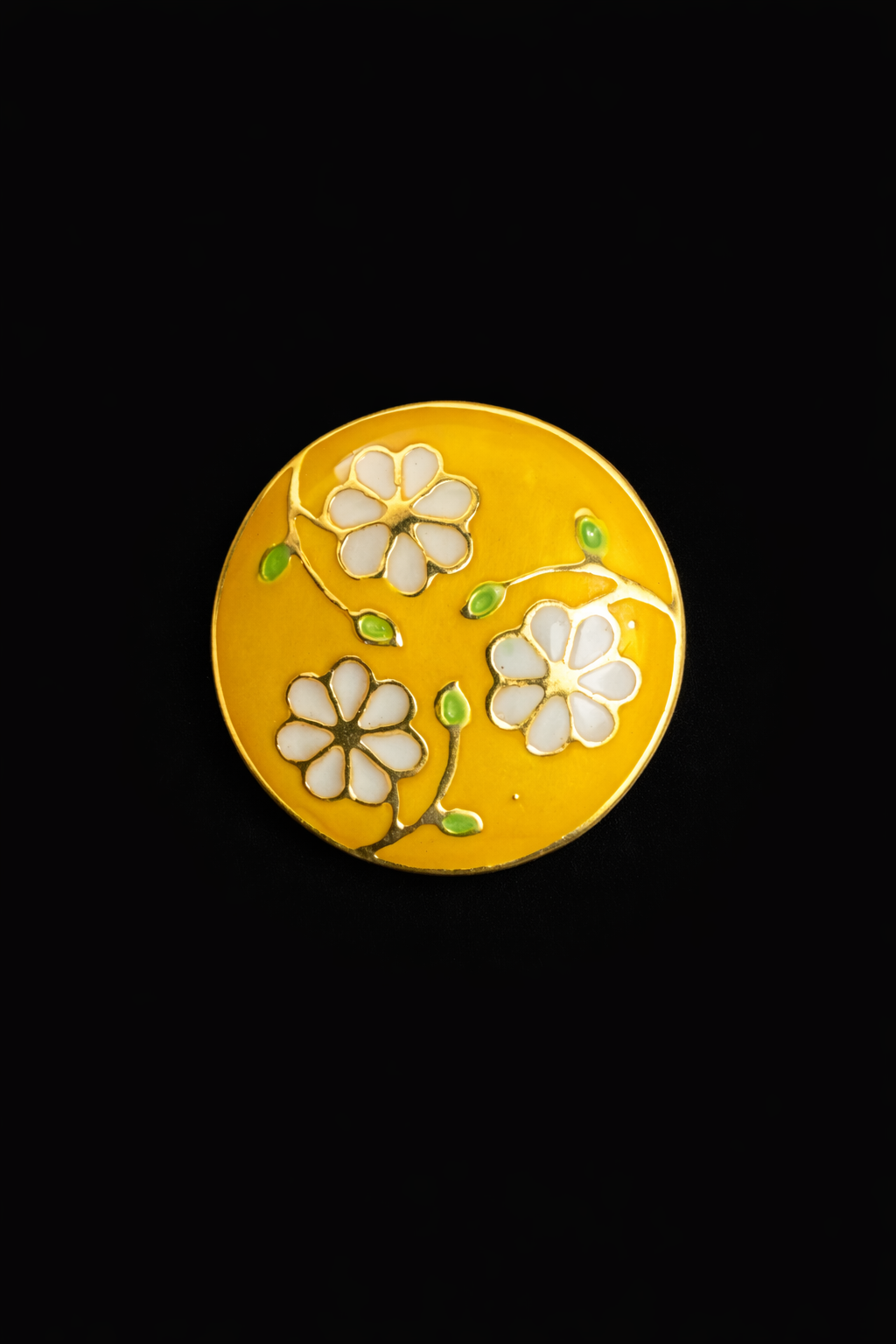 Azure Blossom Kurta Button