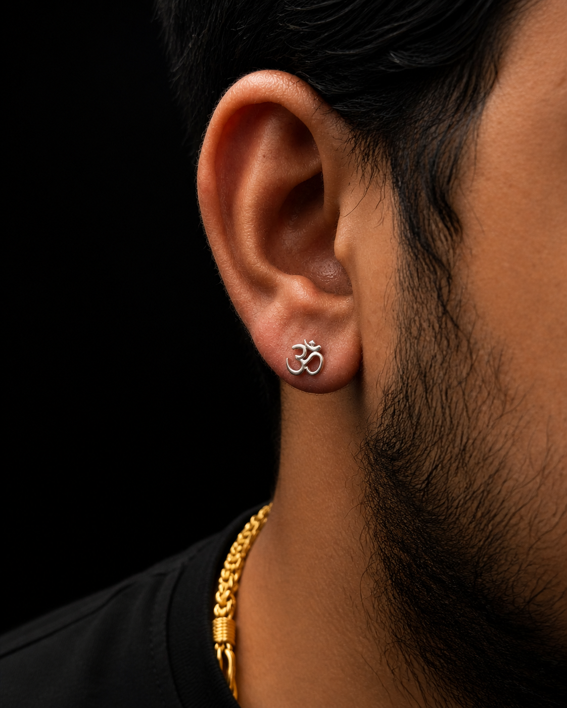 Om Divine Stud Earrings