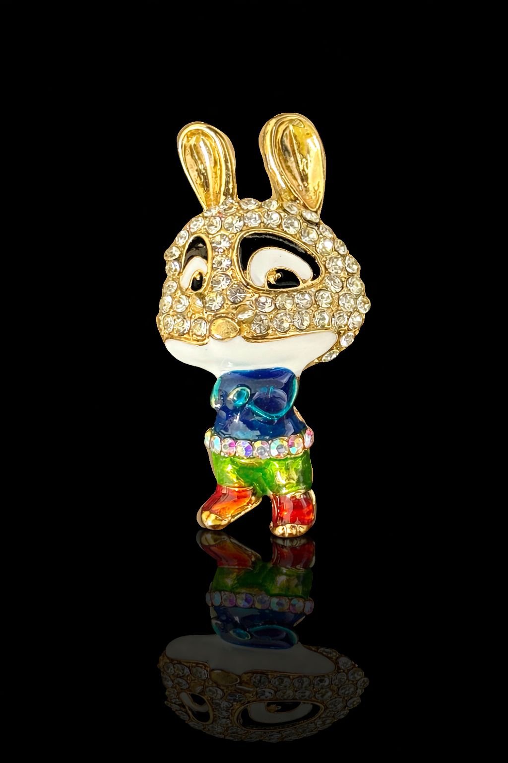 Playful Bunny Pop Brooch