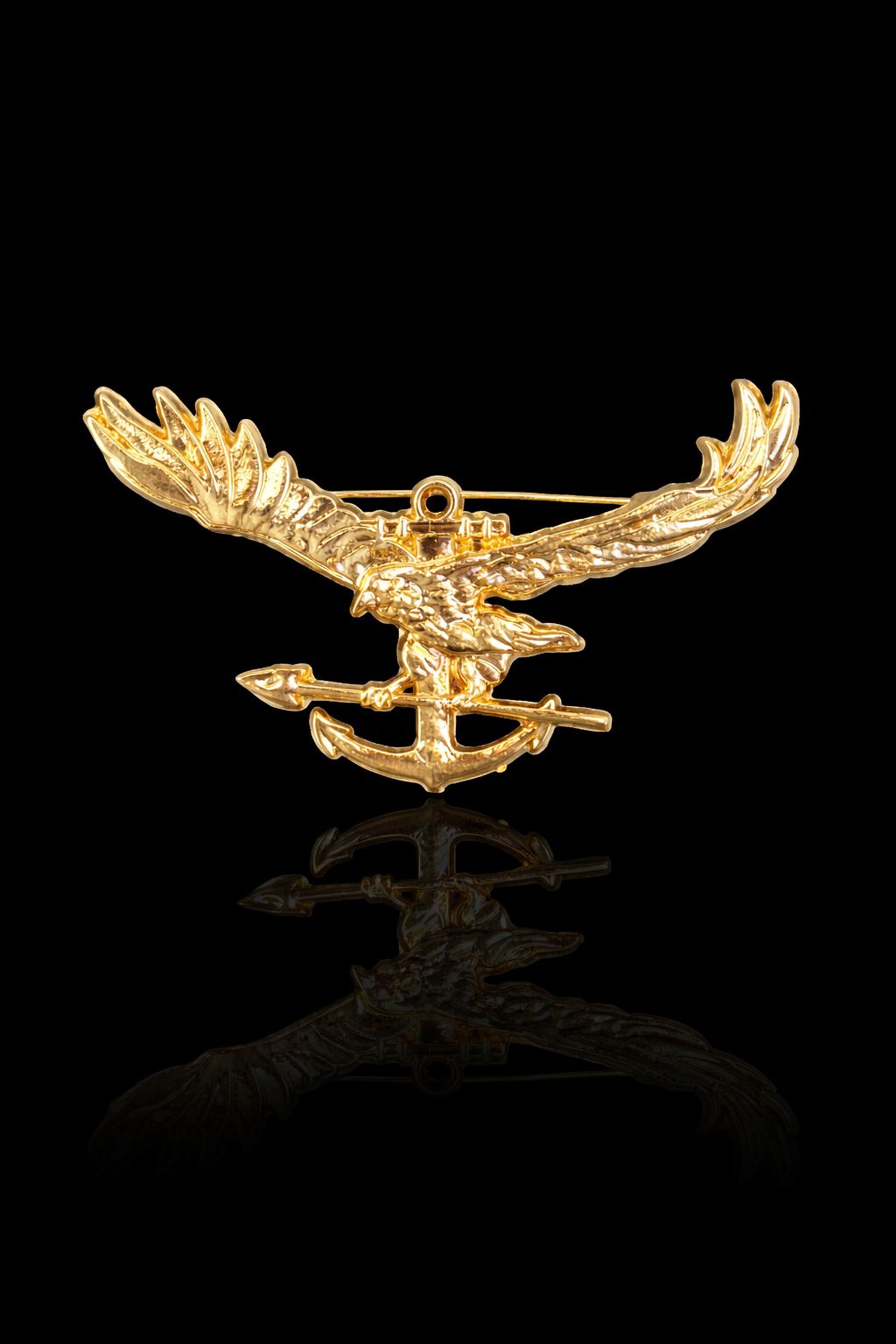Imperial Eagle Crest Brooch