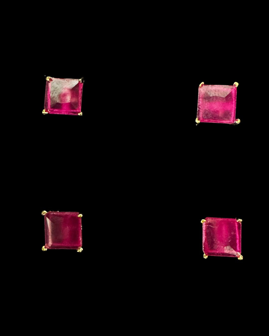 Rani Pink Prism Kurta Button