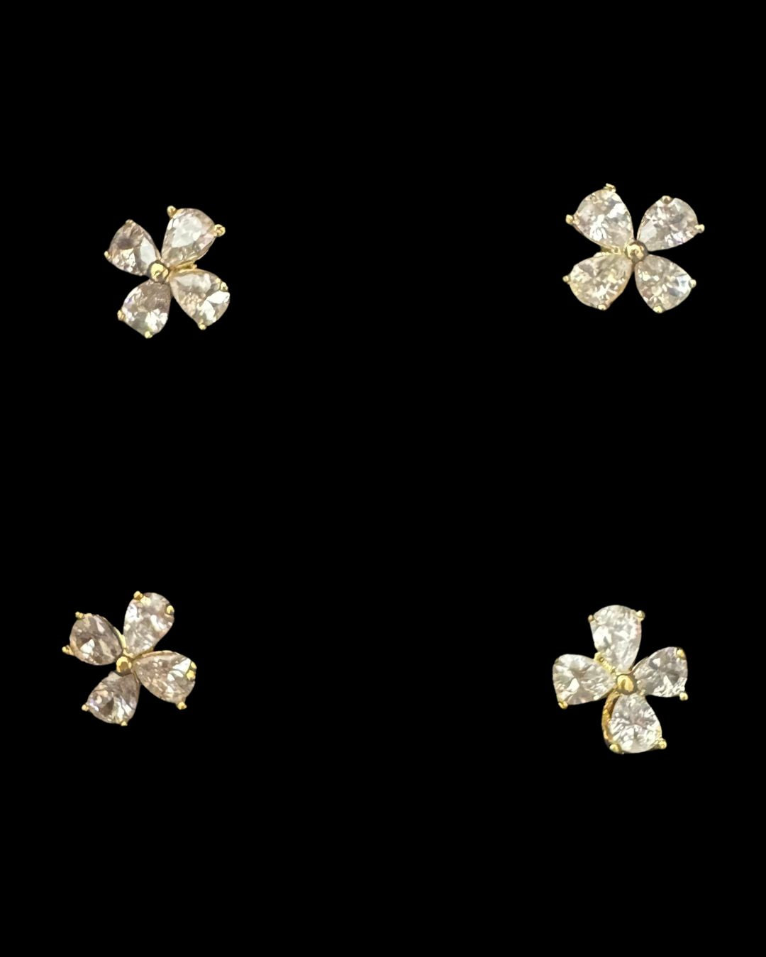 Crystal Petal Kurta Button