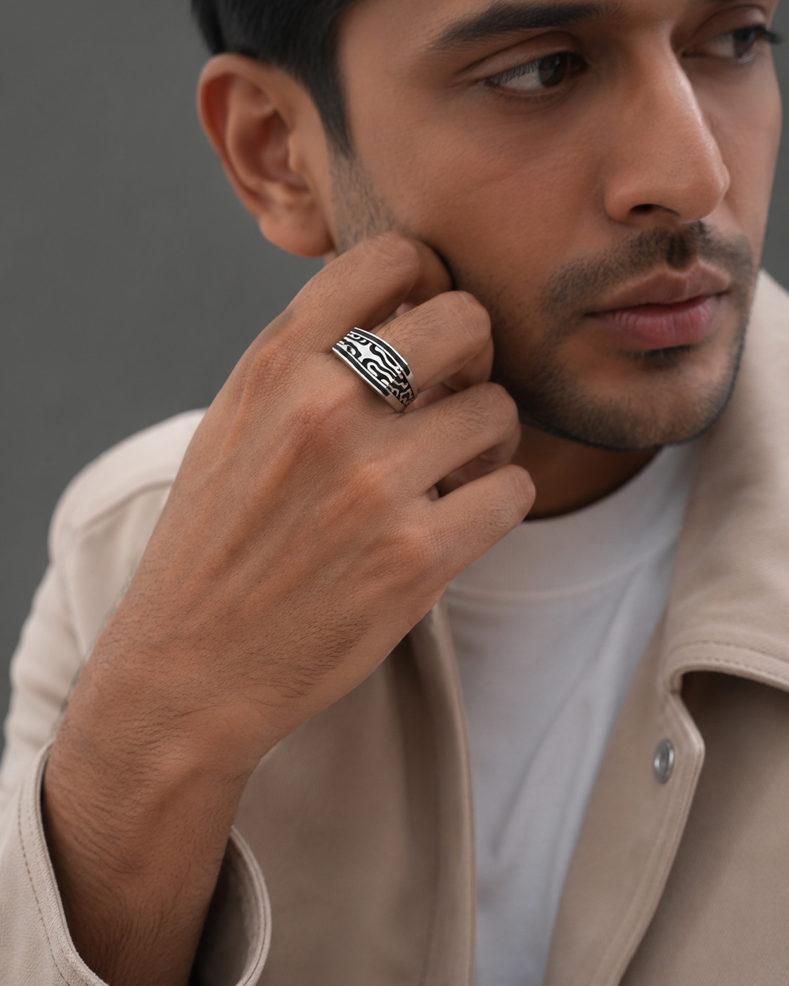 Shilp Edge Silver Ring