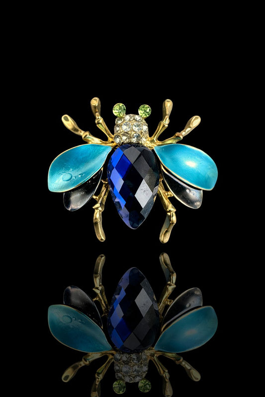 Gemwing Bee Brooch