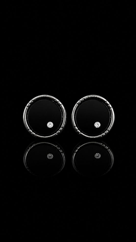 Midnight Royale Black Cufflinks
